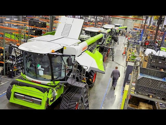 CLAAS Lexion Harvesters Production in Germany