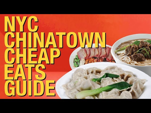 Where To Eat in Chinatown NYC ? 10 BEST Cheap Food Joints  ! 🍜