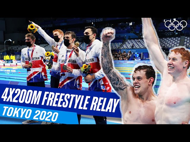 FULL Men's 4x200m Freestyle Relay Final 🥇 | Tokyo 2020 Replays 🏊🏼‍♂️