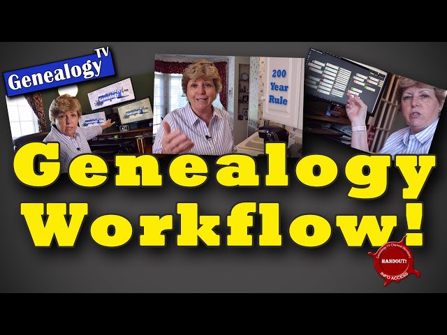 Genealogy Workflow: Workspace, Organizing, Filing & Research Process