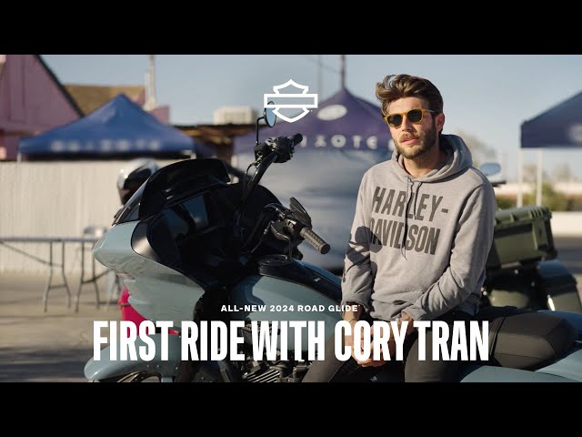All-New 2024 Harley-Davidson Road Glide Motorcycle | First Ride with Cory Tran