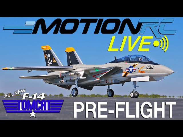 Pre-Flight with the New Freewing F-14 Twin 64mm EDF Jet | Motion RC LIVE