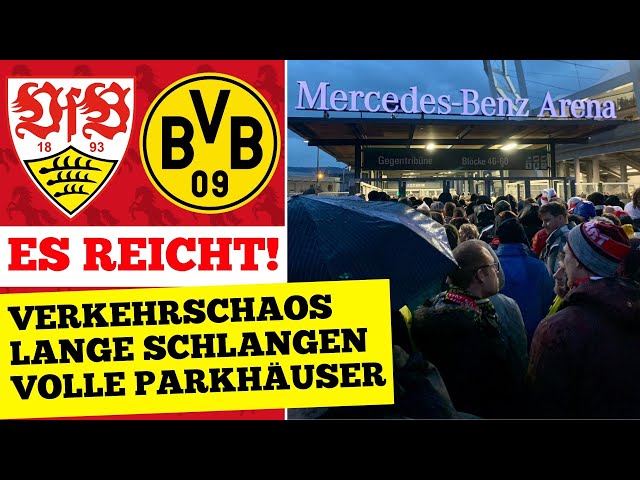 STAUS! PARKHÄUSER VOLL! KEIN BIER! KEINE WURST! - Komplettes Chaos Rund um das Spiel VfB gegen BVB