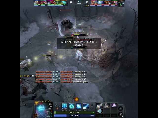 the worst time to pause #shorts #dota2