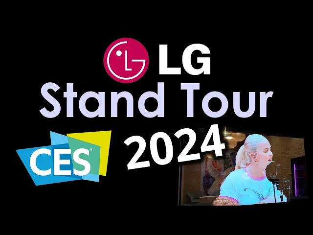 CES 2024 LG Stand Tour - Transparent OLED TV Dominates