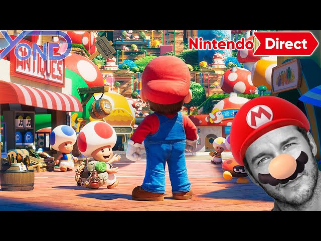 Nintendo Direct - Super Mario Bros. Movie Reveal Live Reaction With YongYea