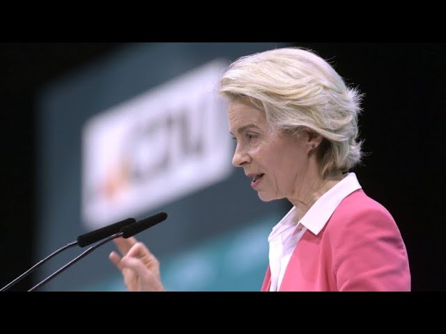 „Sie sollen sich schämen!“: Von der Leyen warnt vor AfD auf CDU-Parteitag