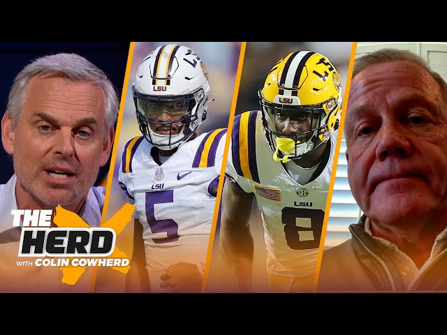 LSU HC Brian Kelly on Jayden Daniels’ potential, Malik Nabers as a game changer | THE HERD