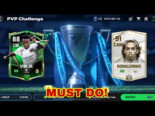 DO THIS RIGHT NOW TO GET FREE RONALDINHO AND VINICIUS JR! FC MOBILE!