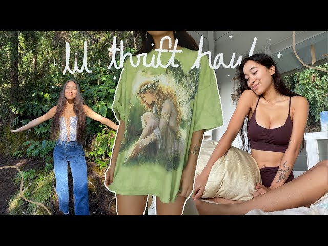 Thrift Store Haul | crunchy forest nymph edition