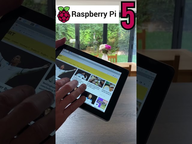Raspberry Pi 5 tablet. Raspad  #pi5 #raspberrypi