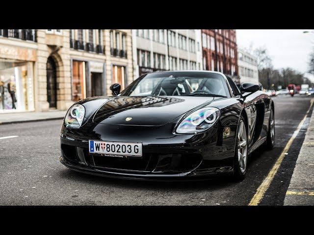 Straight Piped Porsche Carrera GT Terrorising SOUND in London!
