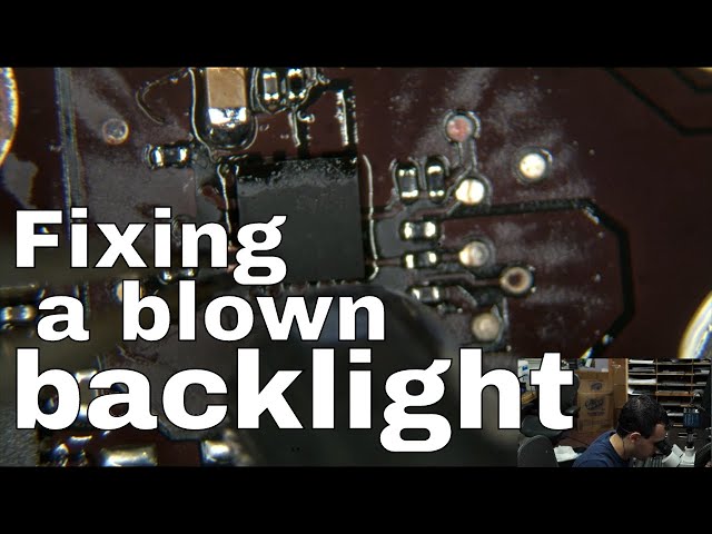 Basic no backlight repair on 820-3437 Macbook Air logic board with troubleshooting hints