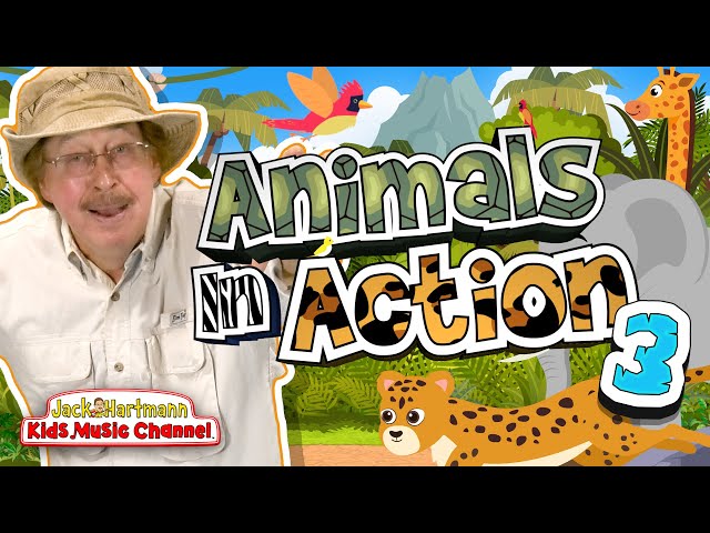 Animals In Action 3 | Fun Animal Song for Kids! | Jack Hartmann