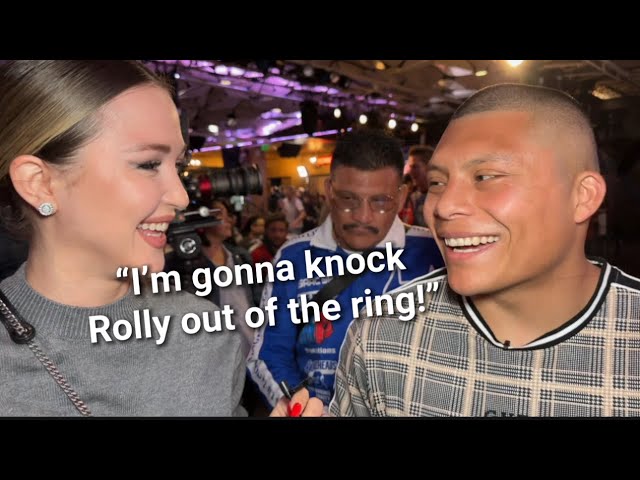 ISAAC "PITBULL" CRUZ WARNS ROLLY ROMERO:"IM GOING TO KNOCK HIM (ROLLY) OUT OF THE RING!", TANK DAVIS