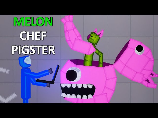 I Turn Melon Human Into CHEF PIGSTER - Garten Of Banban 3 - People Playground