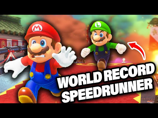 Mario Odyssey Manhunt Vs. World Record Speedrunner