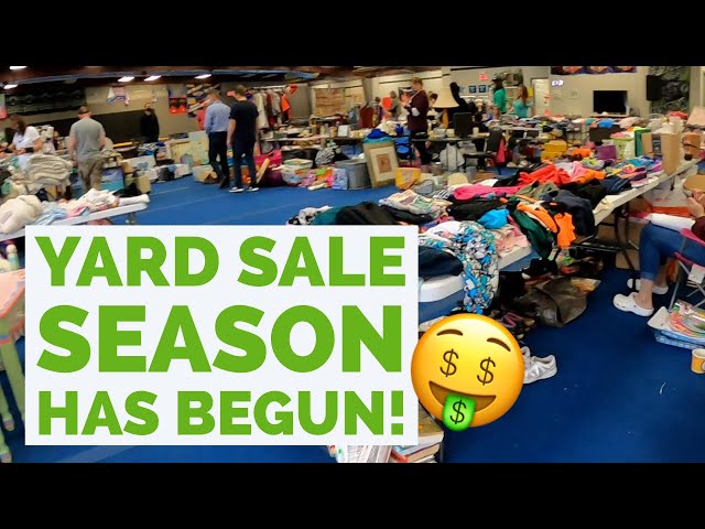 FIRST RUMMAGE SALE of the Season! | Flipping YARD SALE FINDS On Ebay & Poshmark for BIG PROFIT!