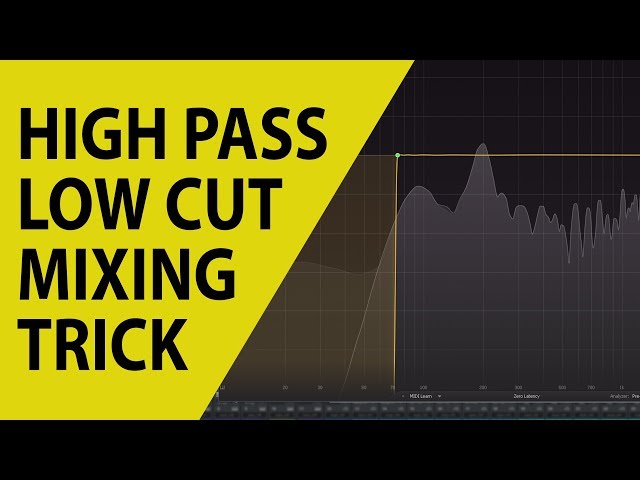 High Pass / Low Cut Mixing Tip