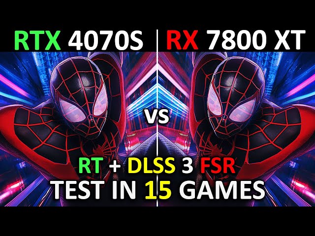 RTX 4070 SUPER vs RX 7800 XT | Test in 15 Games | 1440p - 2160p | Performance battle! 🔥 | 2024
