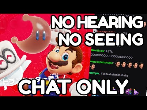 How I beat Super Mario Odyssey WITHOUT SEEING OR HEARING the game! PT. 1