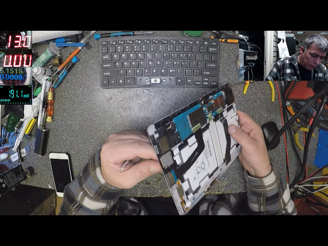 Samsung tab S not charging, no power, charging port replacement repair