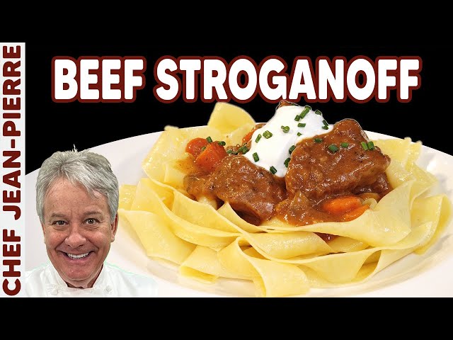 Beef Stroganoff or Stroganov?! | Chef Jean-Pierre