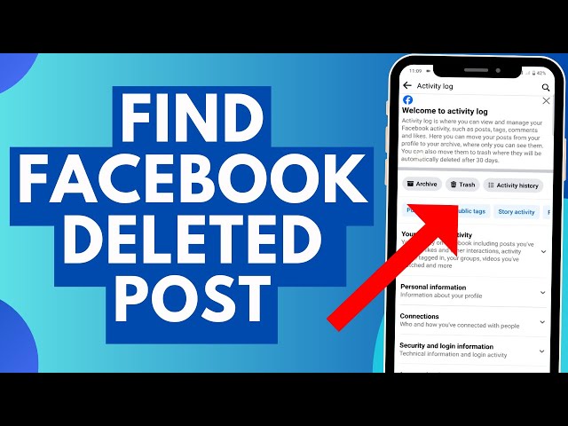 How To Find Facebook Deleted Post | How to check Facebook deleted post