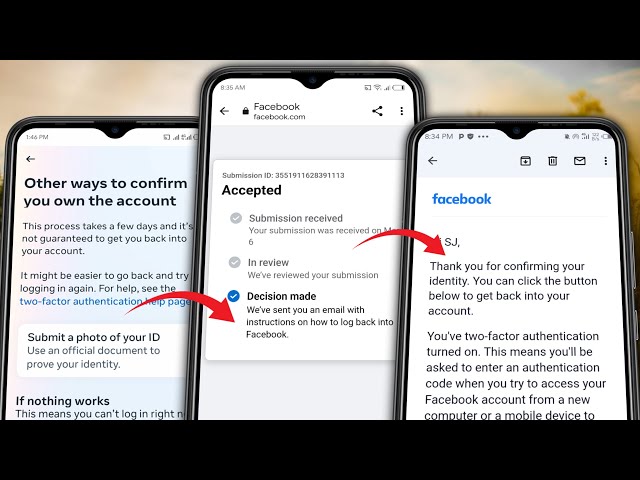 Fix Facebook Not sending a Recovery Email after Submitting my ID identity Approval 2FA Problem