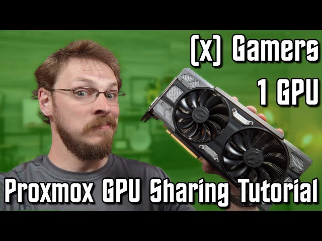 Proxmox vGPU Gaming Tutorial - Share Your GPU With Multiple VMs!