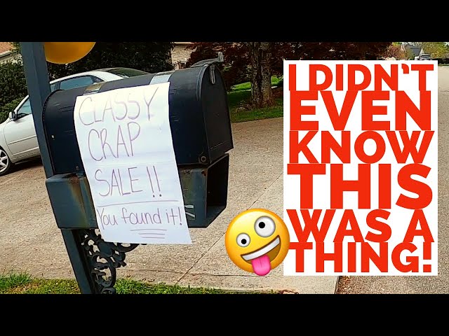 I've Never Found THAT at a YARD SALE Before! | Garage Sale Hunting to RESELL on Ebay & Poshmark!