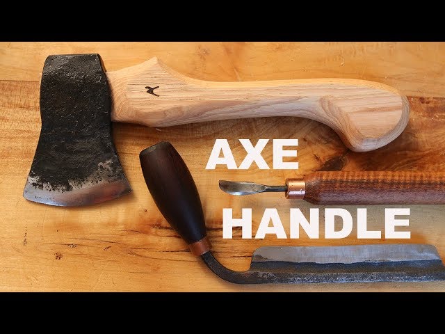 How to Make and Hang an Axe Handle // Woodworking