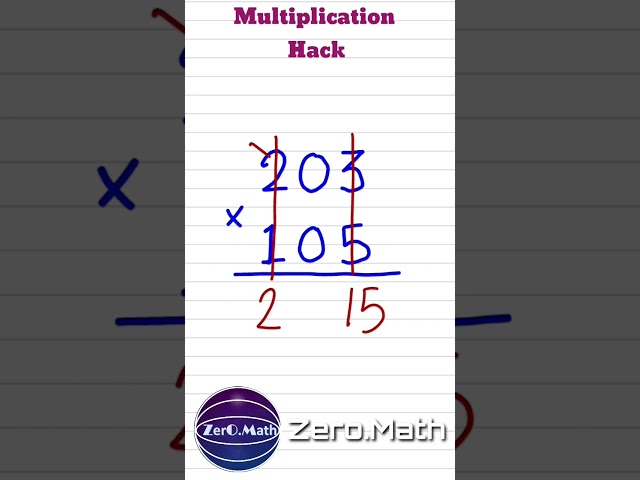 multiplication trick #multiplication #maths #shorts #vedicmaths #mathtricks #youtubeshorts