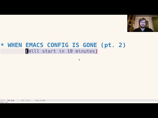 Configuring Emacs from scratch part 2