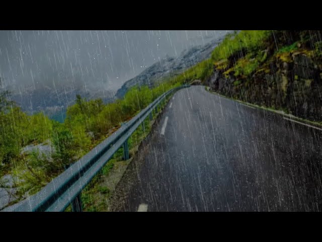 8 HOUR HEAVY RAIN TO SLEEP, STUDY AND RELAX | RAIN SOUND INSOMNIA AND STRESS RELIEF