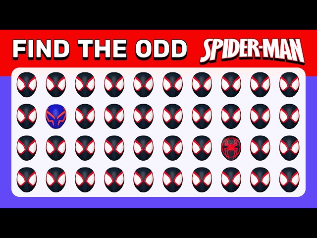 Find the ODD One Out - Spider-Man: Across the Spider-Verse Edition! 25 Superhero Levels 🕷🕸