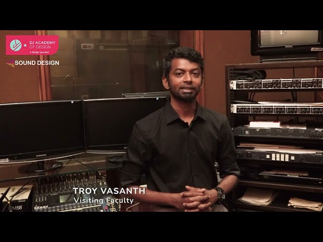 Troy Vasanth, Visiting Faculty at DJ Academy of Design! #communicationdesign #designschool