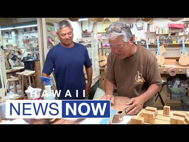 Ukulele artisan finds unexpected rewards in decades-long passion