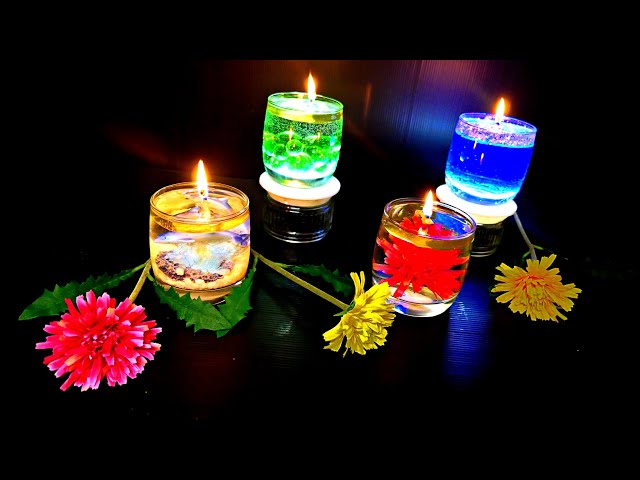 How to Make Water Lamp Candles DIY
