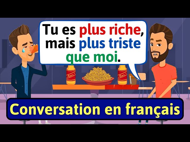 Conversation en français (Deux amis) Apprendre à Parler Français | French conversation