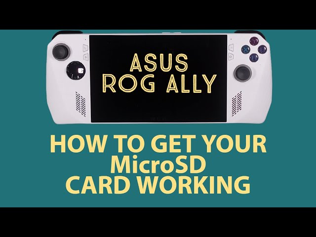 How to get your MicroSD card WORKING | Asus Rog Ally