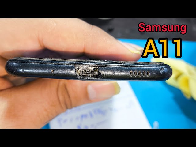 Replacing the charging connector Samsung A11