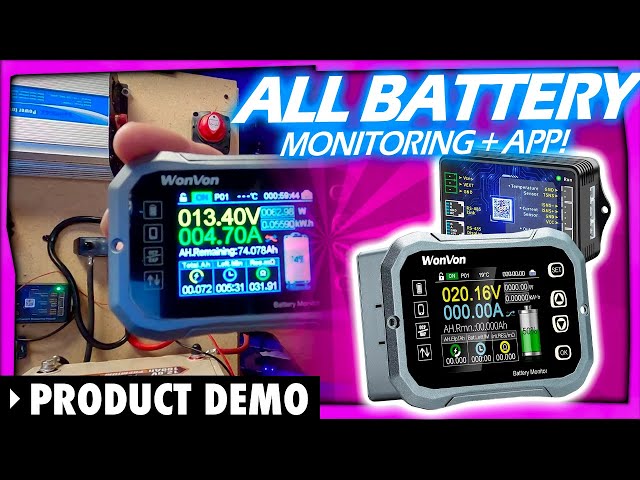 Advanced 12V Battery Monitoring + Bluetooth App for CHEAP!