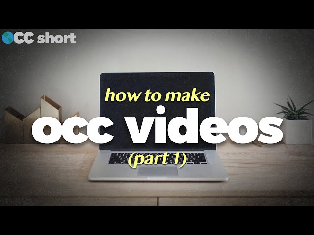 How I Make OCC Videos (Part 1) #shorts