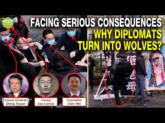 'Wolf-Warriors' become growing jokes/One protester was dragged into Chinese consulate and ...
