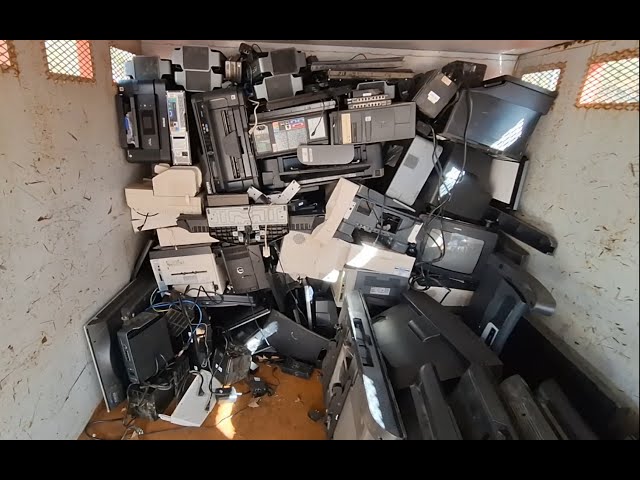 Dumpster Diving: A wall of electronics