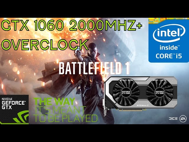 GTX 1060 6gb + i5-4690k Gaming Battlefield 1 Beta 1080p Ultra Settings
