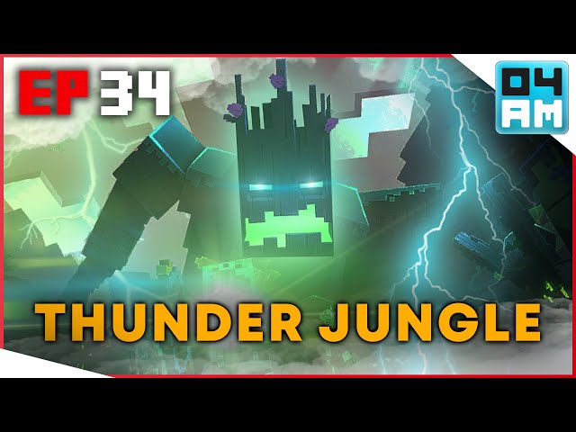 THUNDER IN THE JUNGLE :O Minecraft Dungeons: Hardcore Survival Episode 34 (1 LIFE Gameplay)