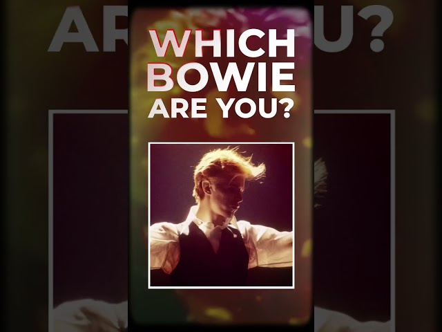 Bowie personality test. Which Bowie will you be? Find out now #youtubeshorts #shorts #davidbowie
