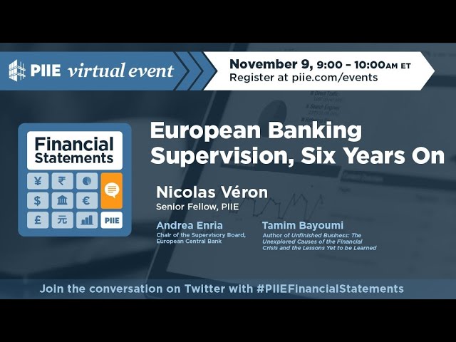 European Banking Supervision, Six Years On